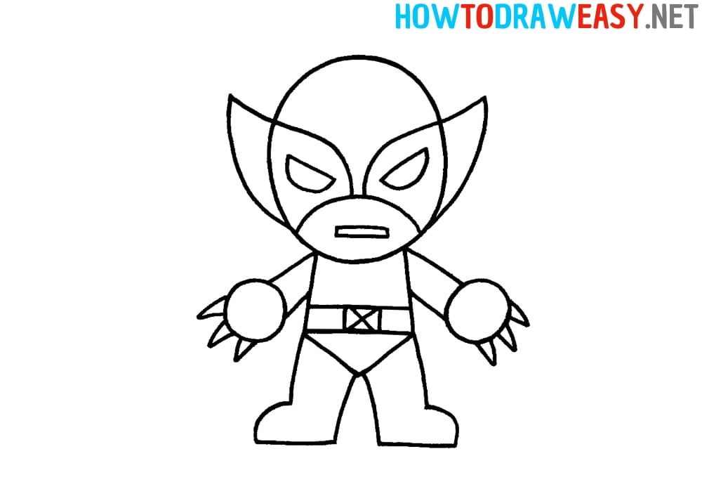 How-to-Draw-Wolverine-from-X-Men