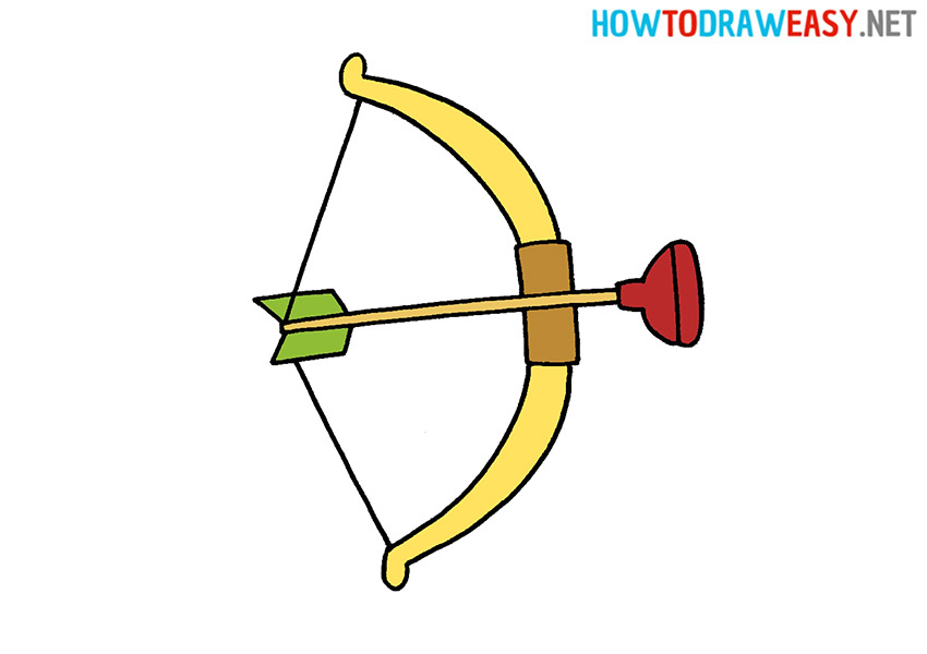 How to Draw a Bow and Arrow