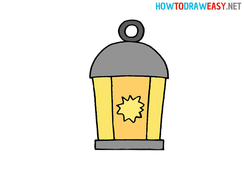 How to Draw a Lantern
