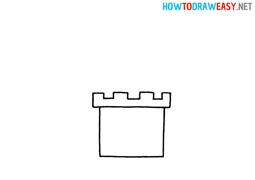 How to Draw a Sandcastle
