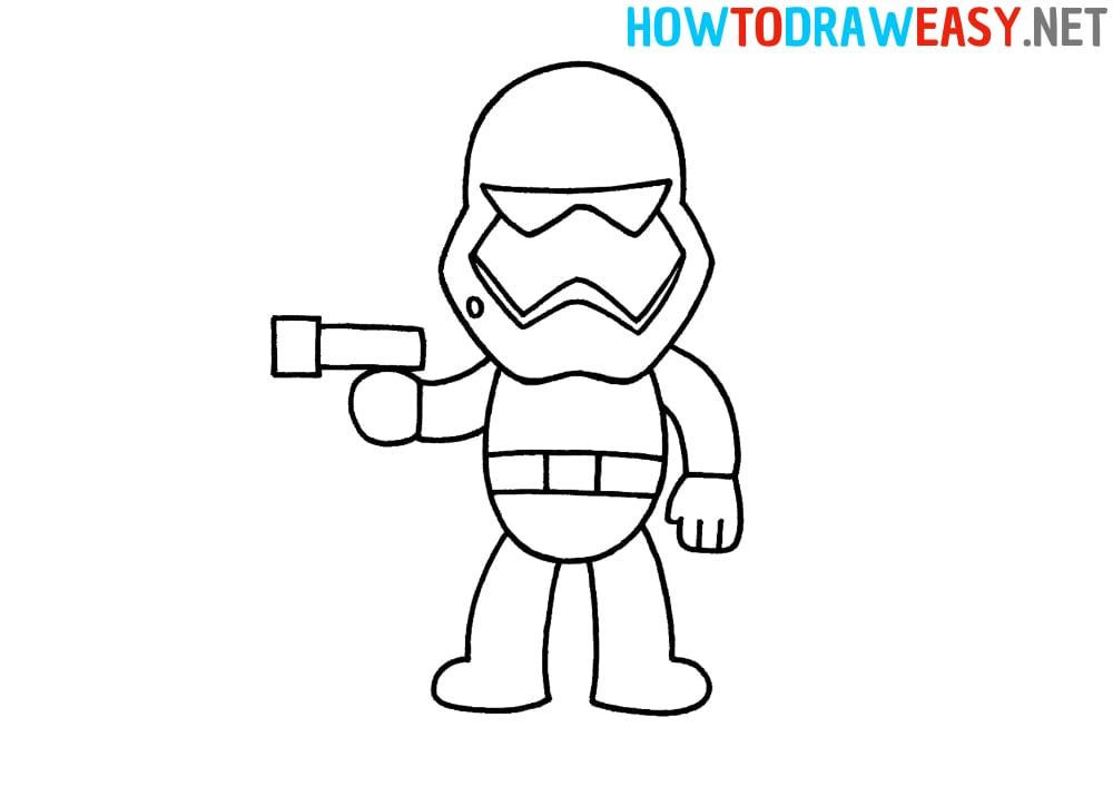 How to Draw a Stormtrooper Full Body