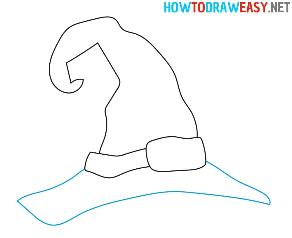 How to Draw a Witch Hat Easy