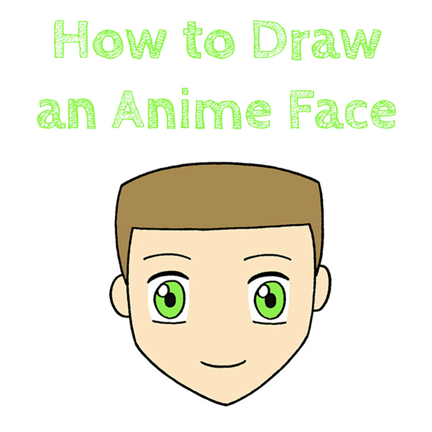 How to Draw an Anime Face for Kids