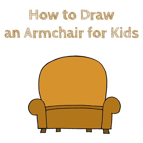 How to Draw an Armchair for Kids