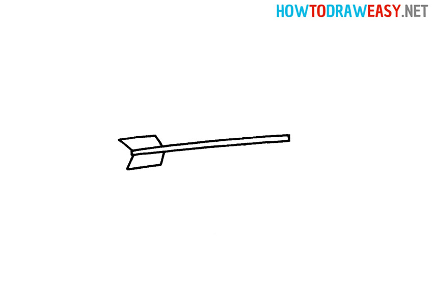 How to Draw an Easy Bow and Arrow