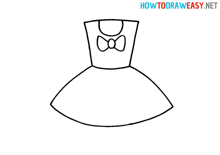 How to Draw an Easy Dress