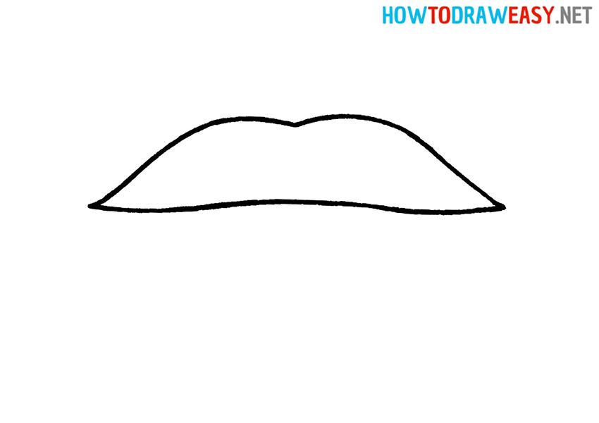 How to Draw an Easy Lips