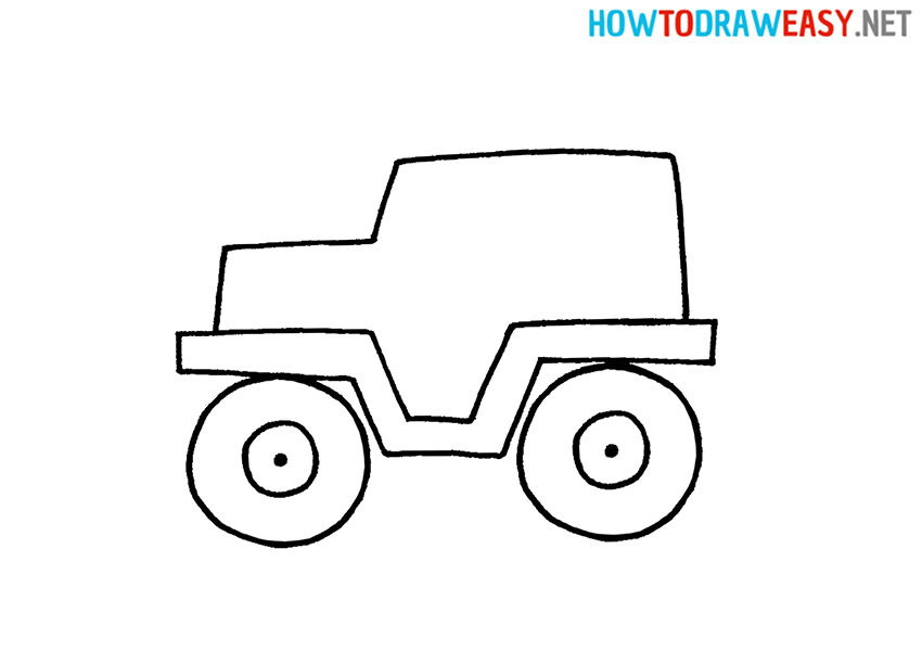 Jeep Car Drawing