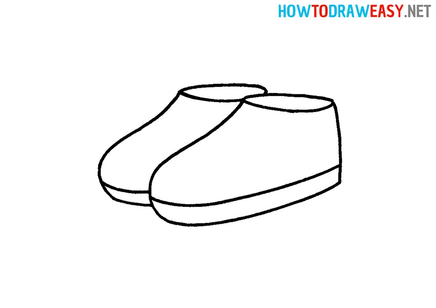 Sneakers Drawing Tutorial