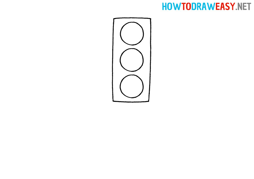 how to draw traffic signal