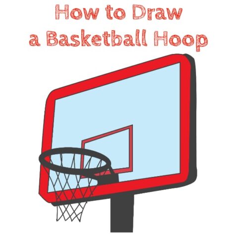 Basketball Hoop Step by Step Drawing