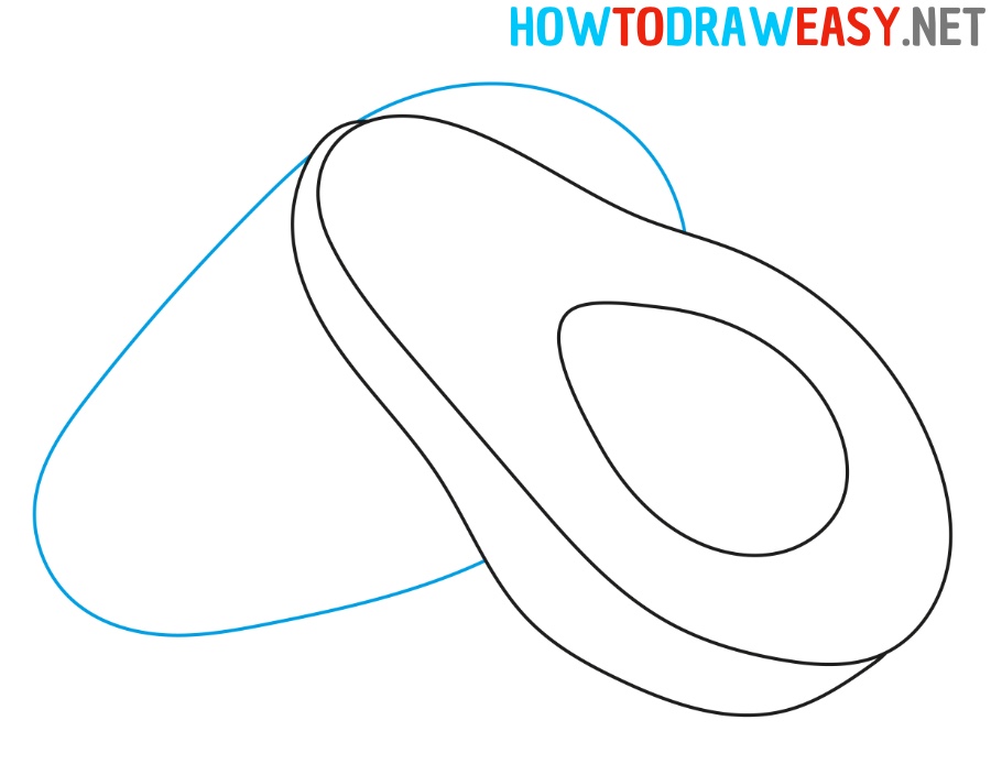 How to Draw an Avocado Realistic