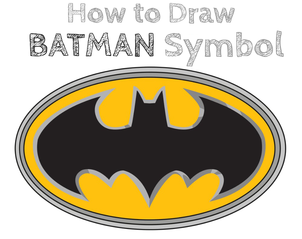 How to Draw an Easy Batman Symbol