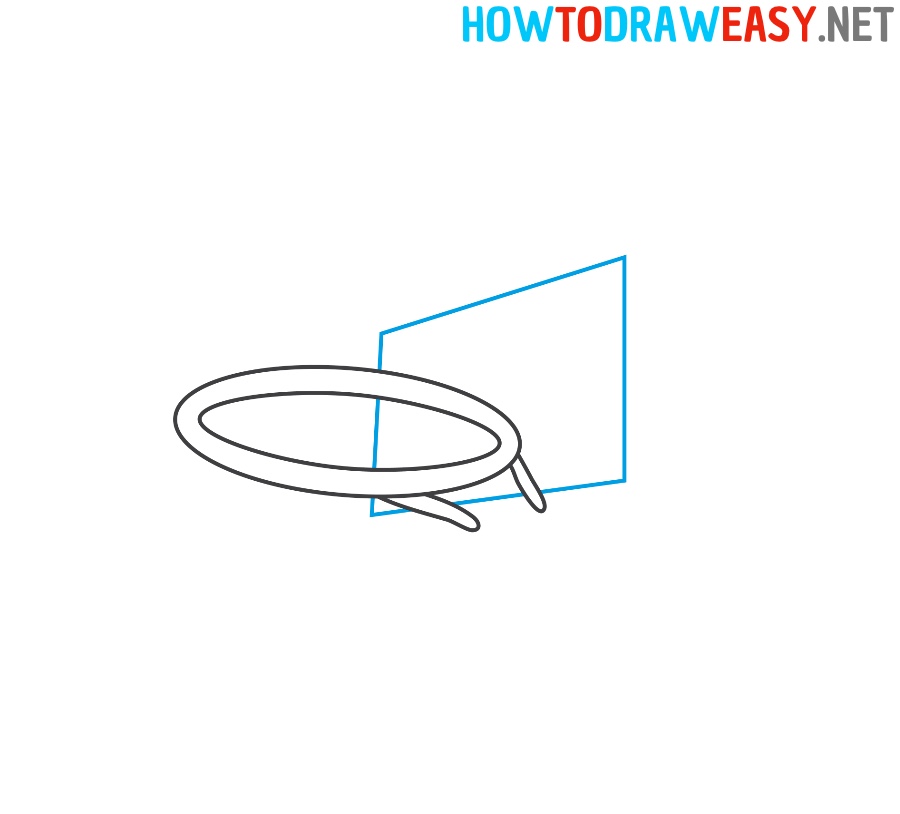 How to Sketch a Basketball Hoop