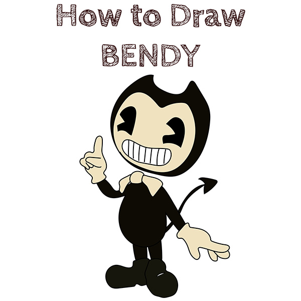 How to Draw Bendy Easy
