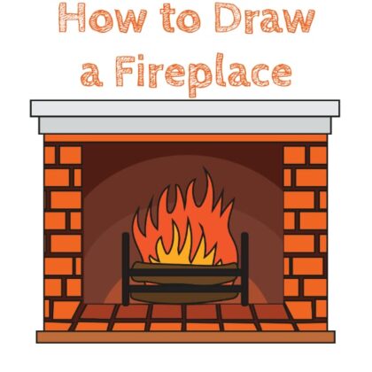 Fireplace How to Draw