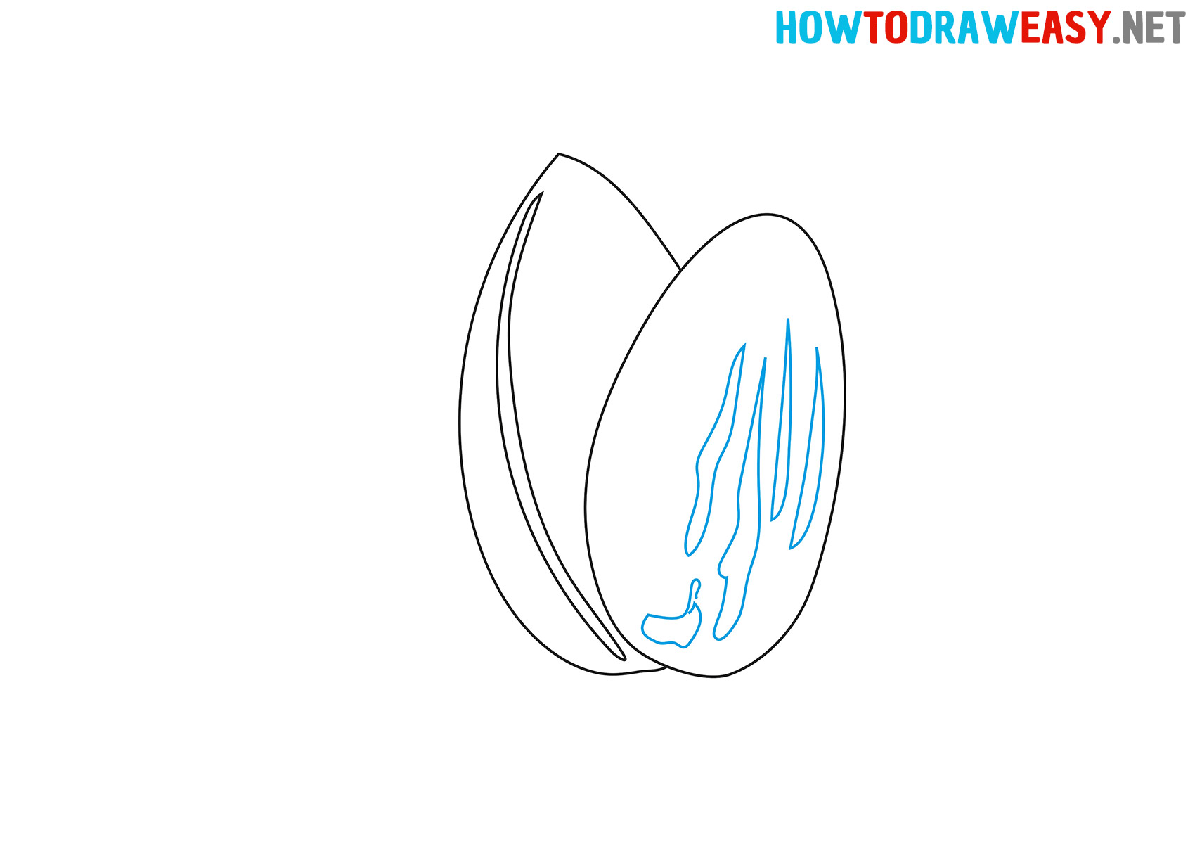 How to Draw a Simple Almond