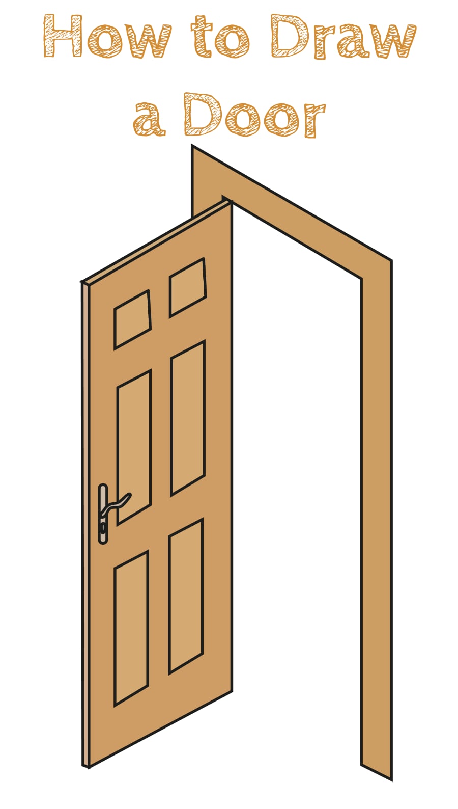 How to Draw an Easy Door