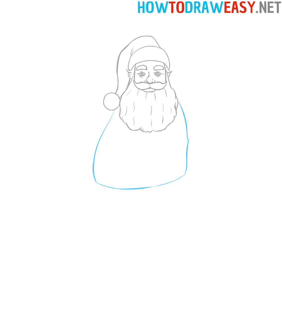 How to Draw an Easy Santa Claus
