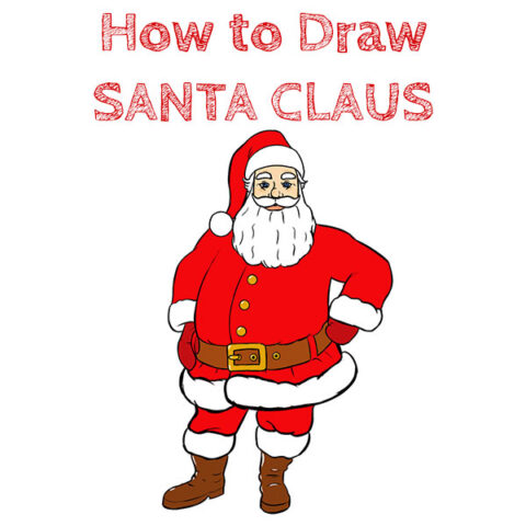 Santa Claus How to Draw