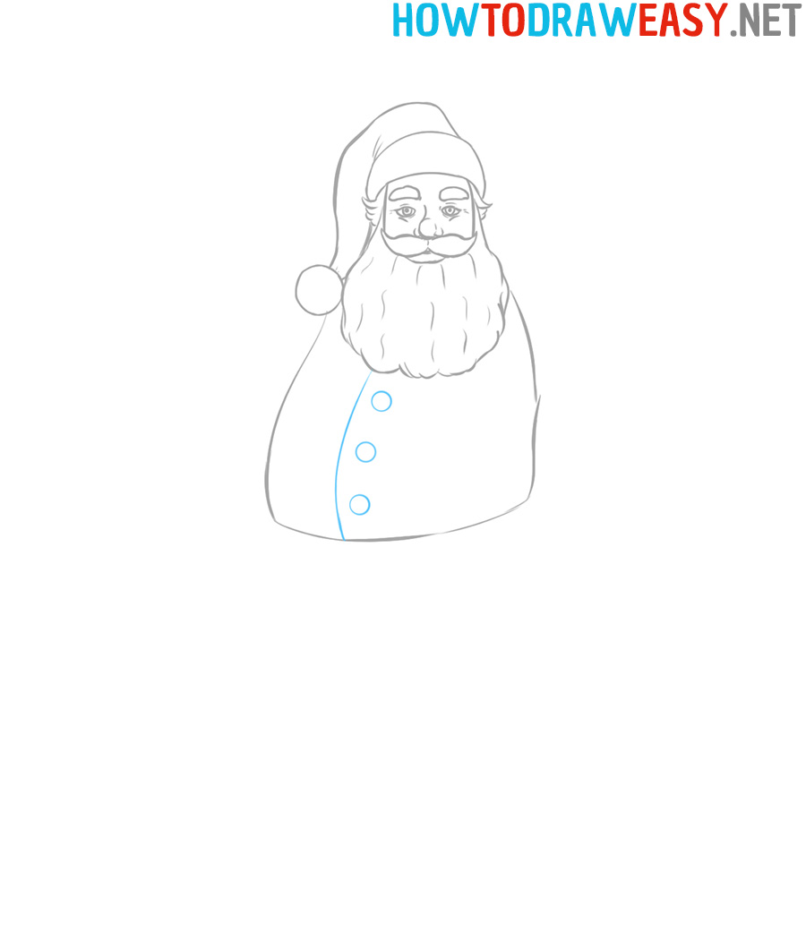 Simple Santa Drawing