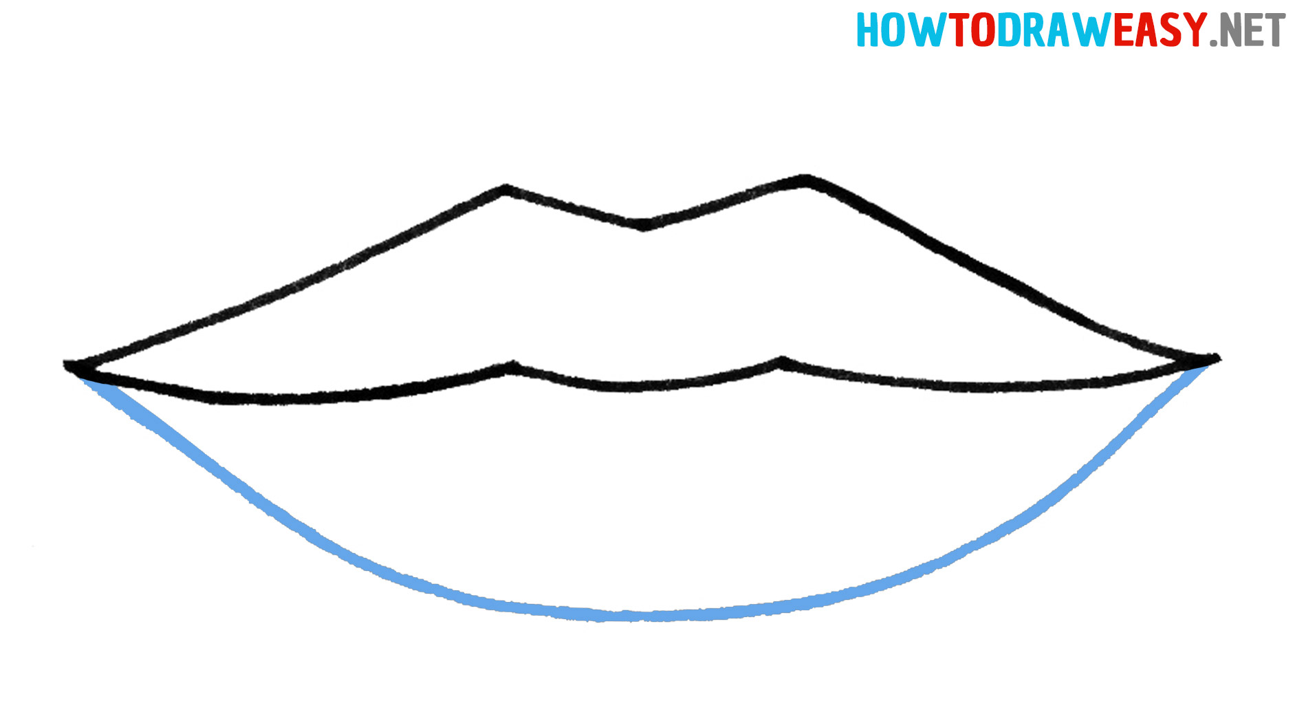 How to Draw an Easy Lips