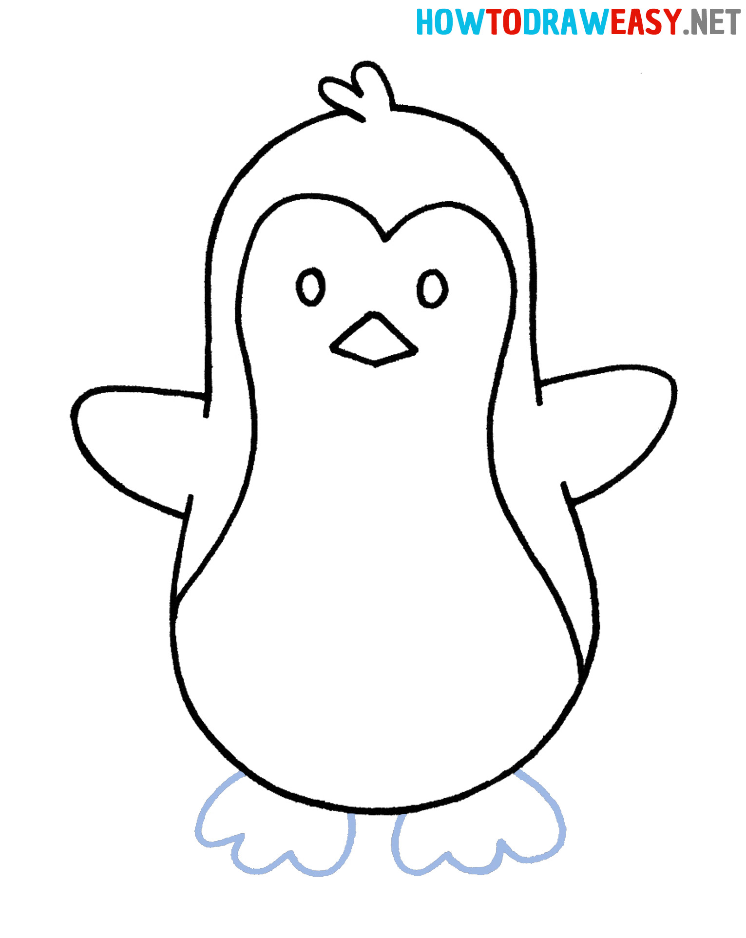 Penguin How to Draw