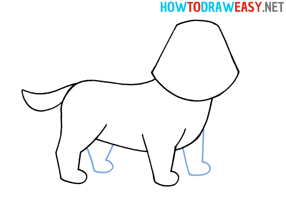 Simple Dog Drawing