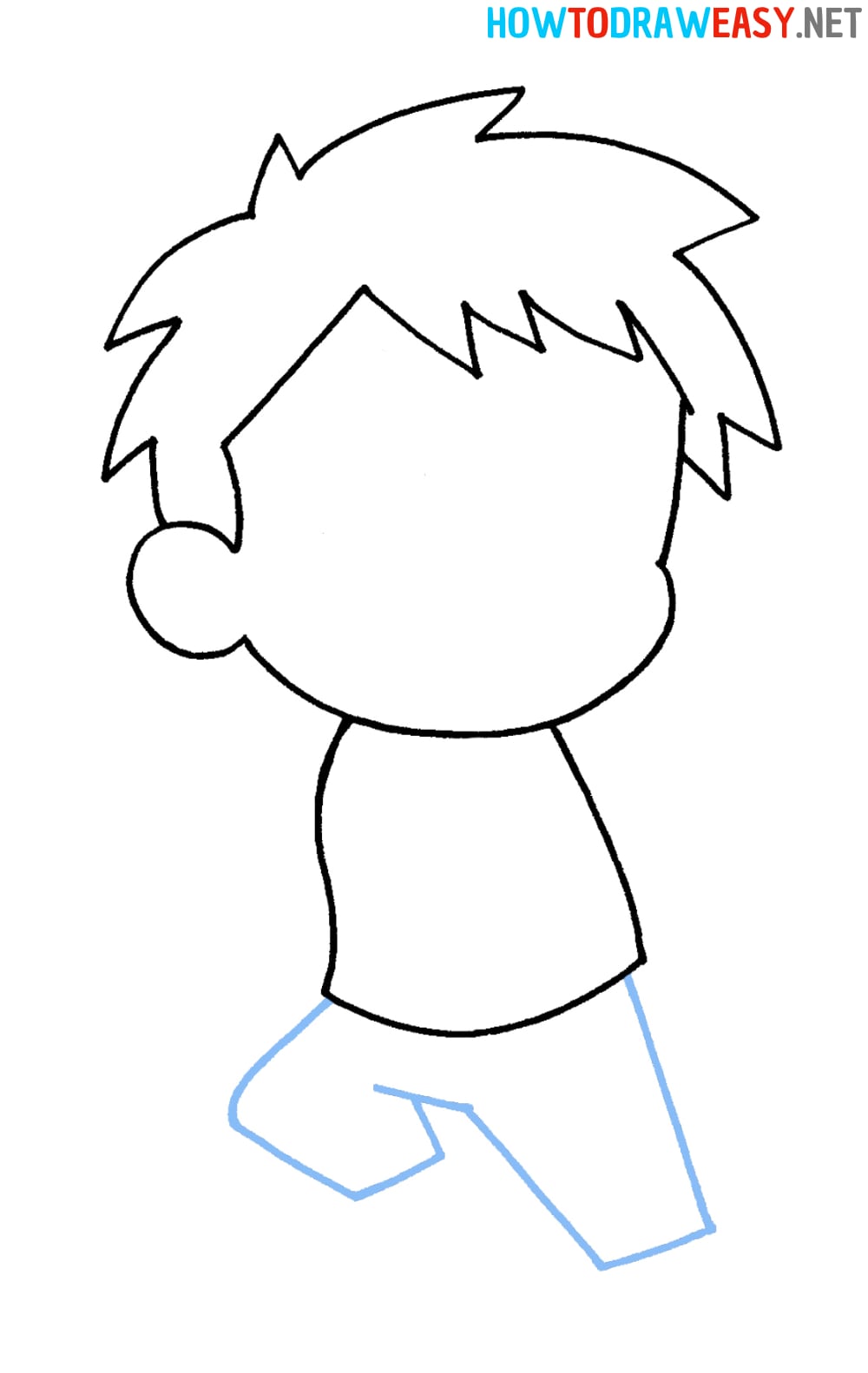 Anime Boy Easy Drawing