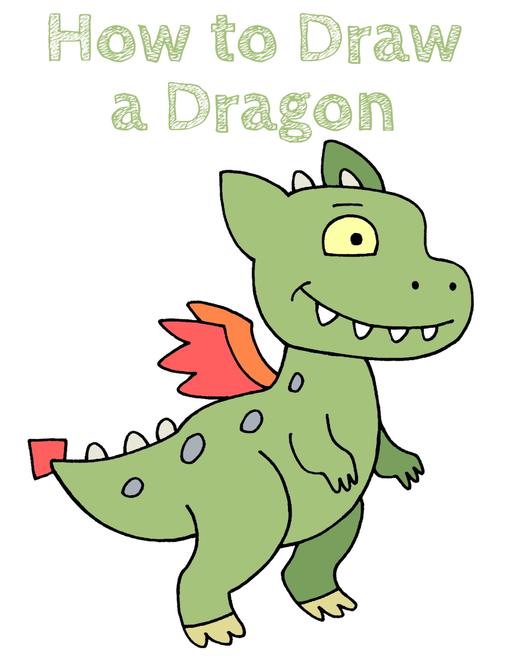 Dragon How to Draw Easy