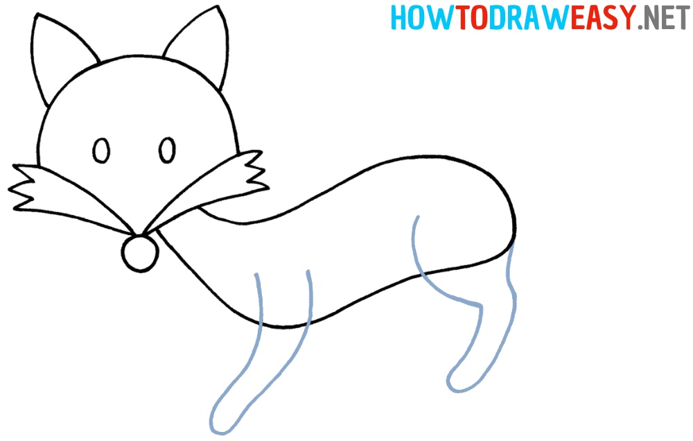 Fox Easy Drawing Tutorial