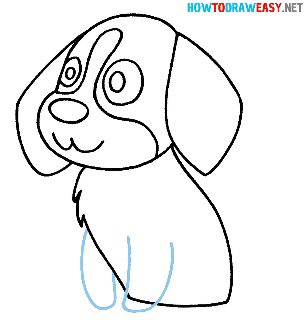 How to Draw a Cute Puppy