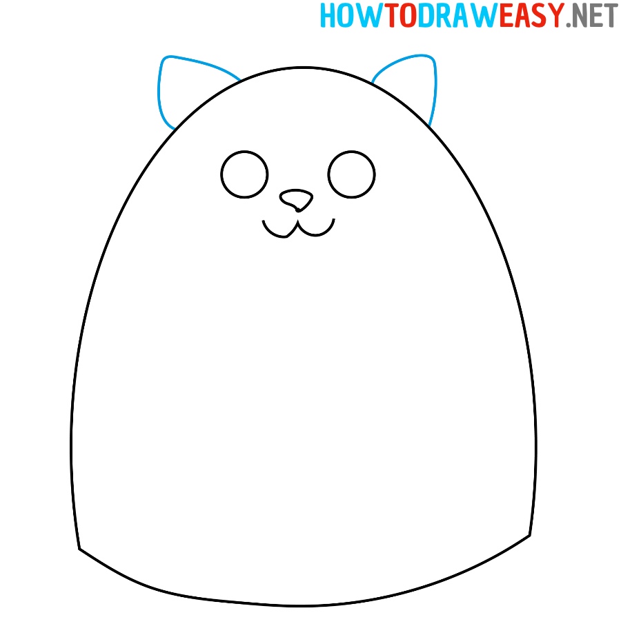 How to Draw a Fat Cute Cat