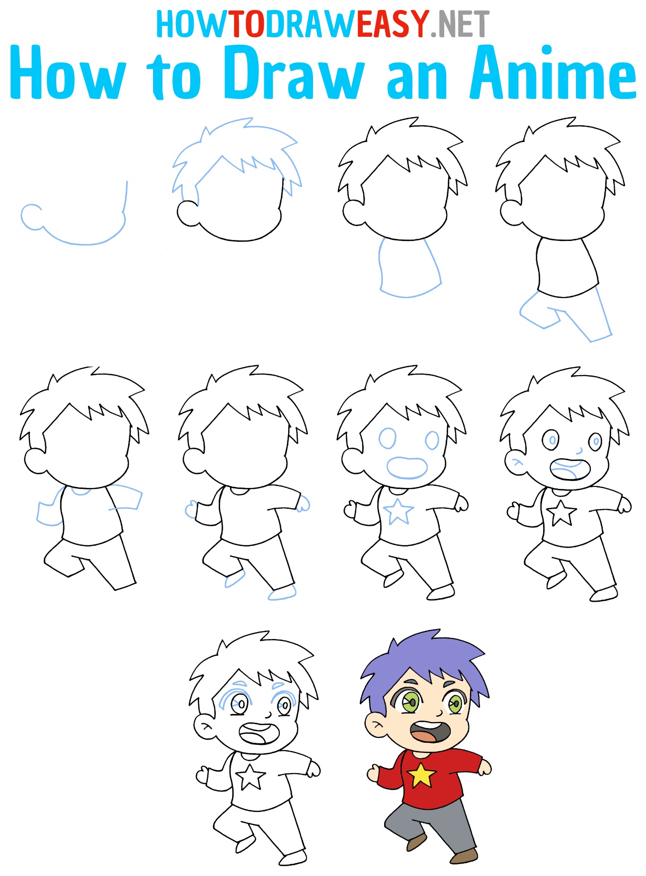How to Draw an Anime Step by Step