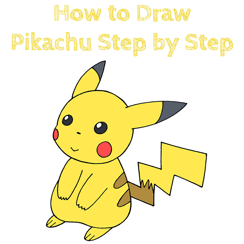 Pokemon How to Draw Pikachu