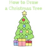 How to Draw a Christmas Tree Step-by-Step