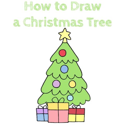 Christmas Tree How to Draw