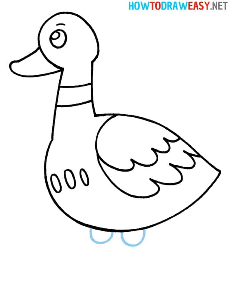 How to Draw a Duck - How to Draw Easy