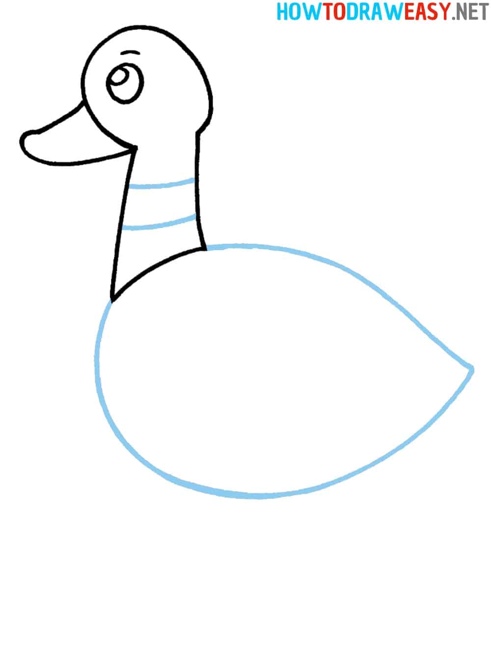 How to Draw a Duck Body