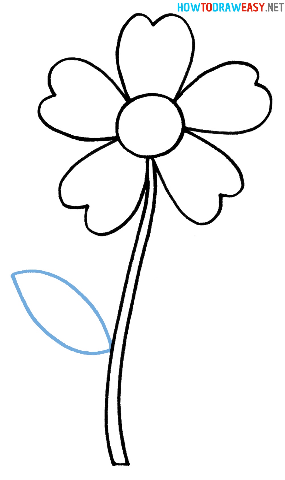How to Draw a Flower Simple