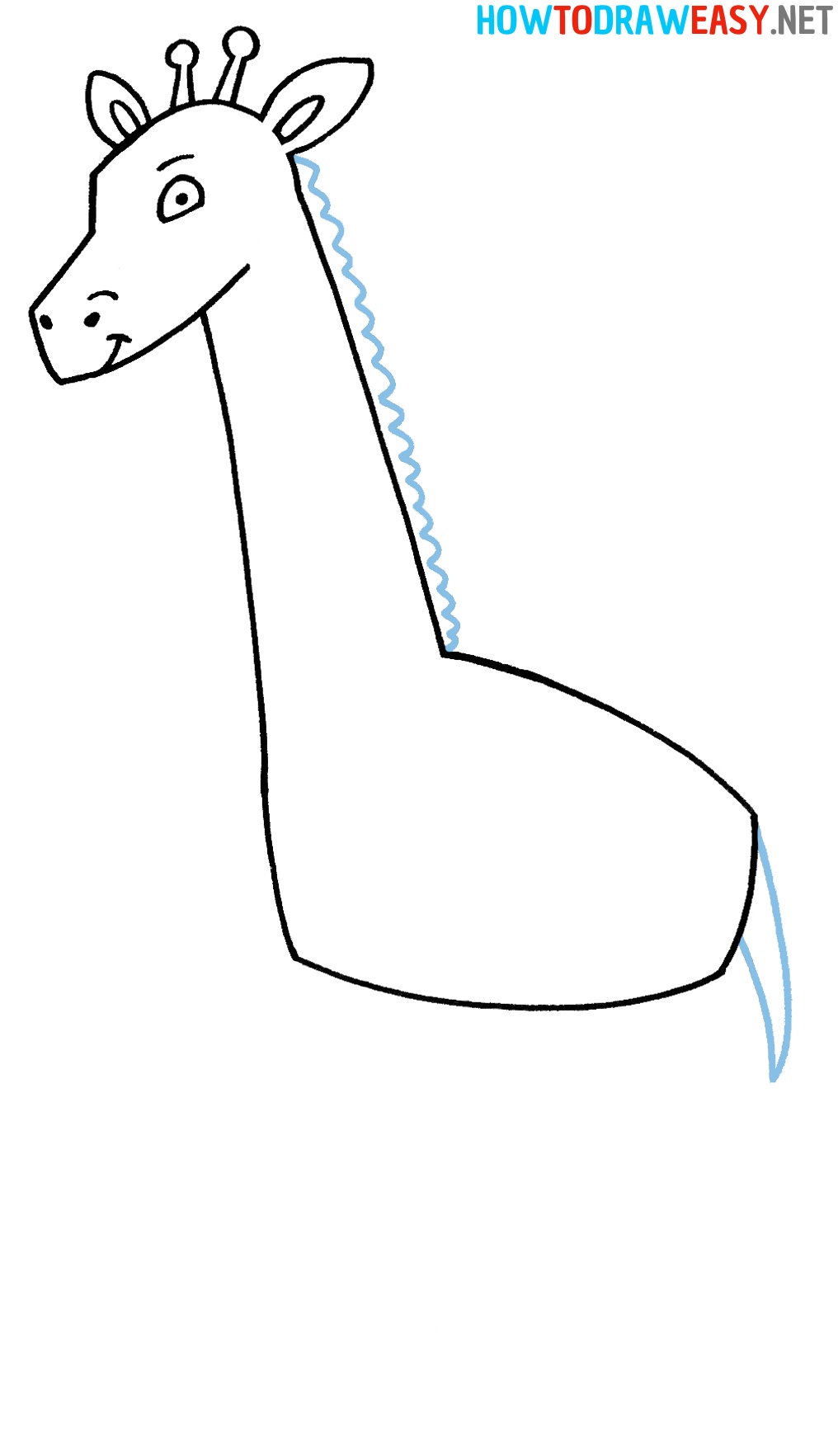 How to Draw a Giraffe Body