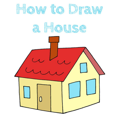 How to Draw a House Easy