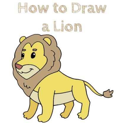 How to Draw a Lion Tutorial
