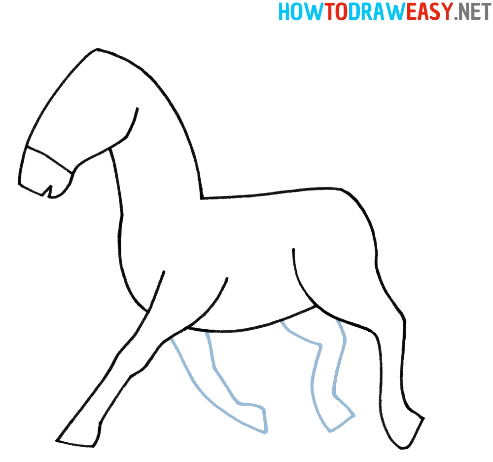 How to Draw a Simple Horse