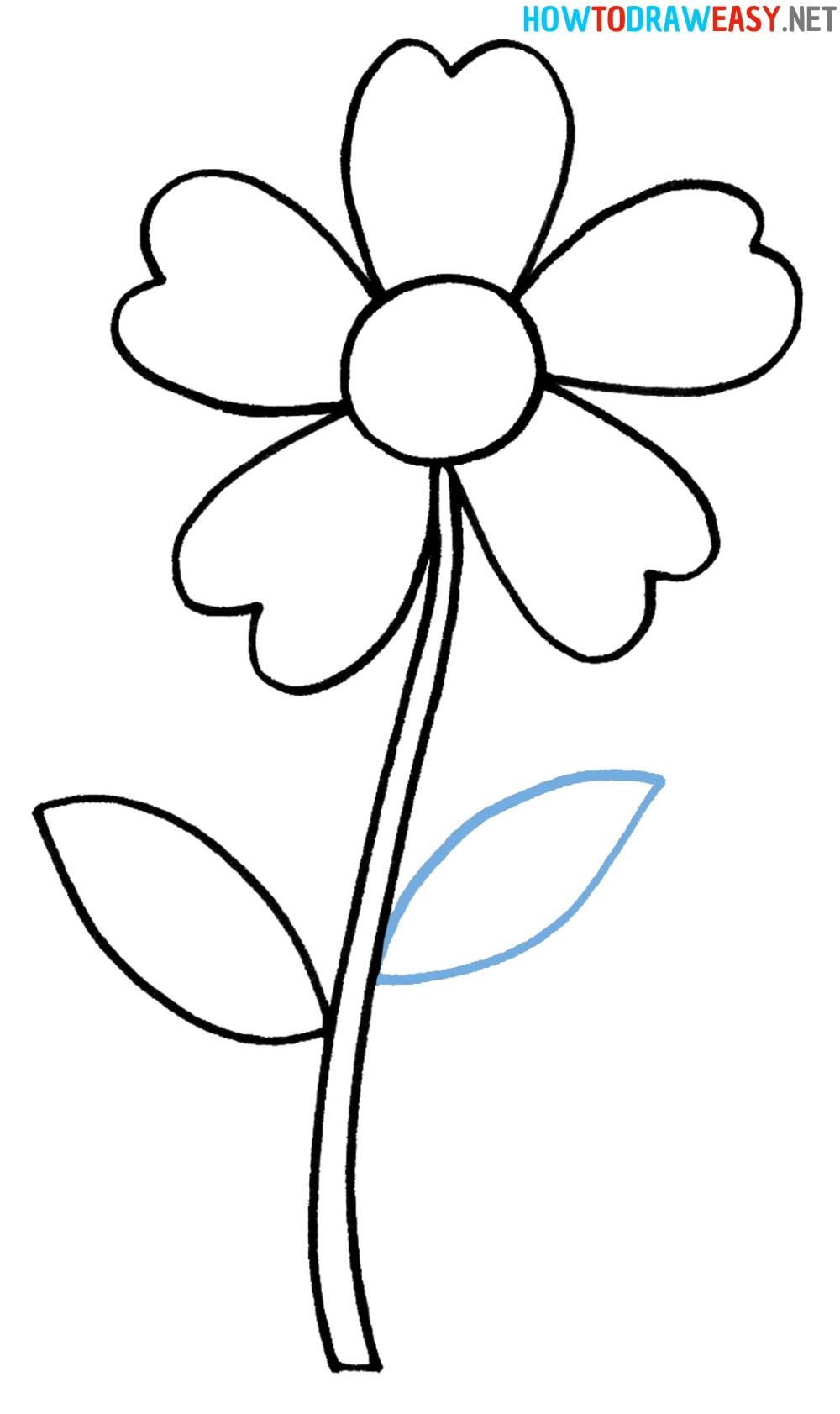 How to Draw an Easy Flower