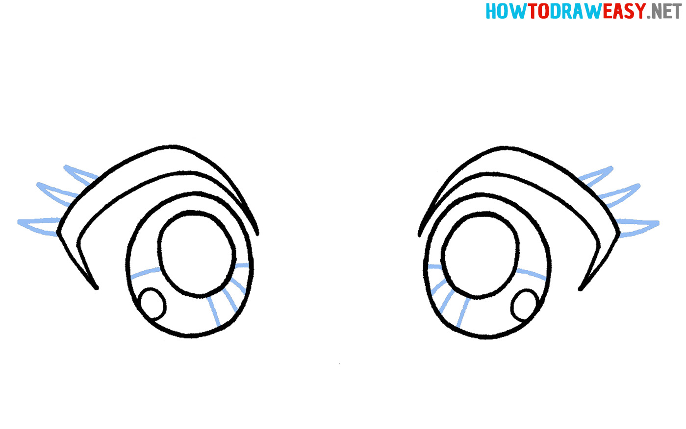 How to Sketch Anime Eyes Easy