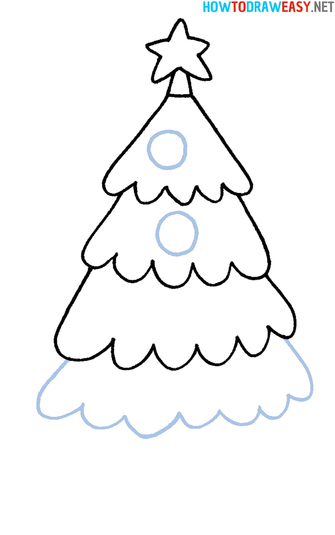 How to Sketch an Easy Christmas Tree