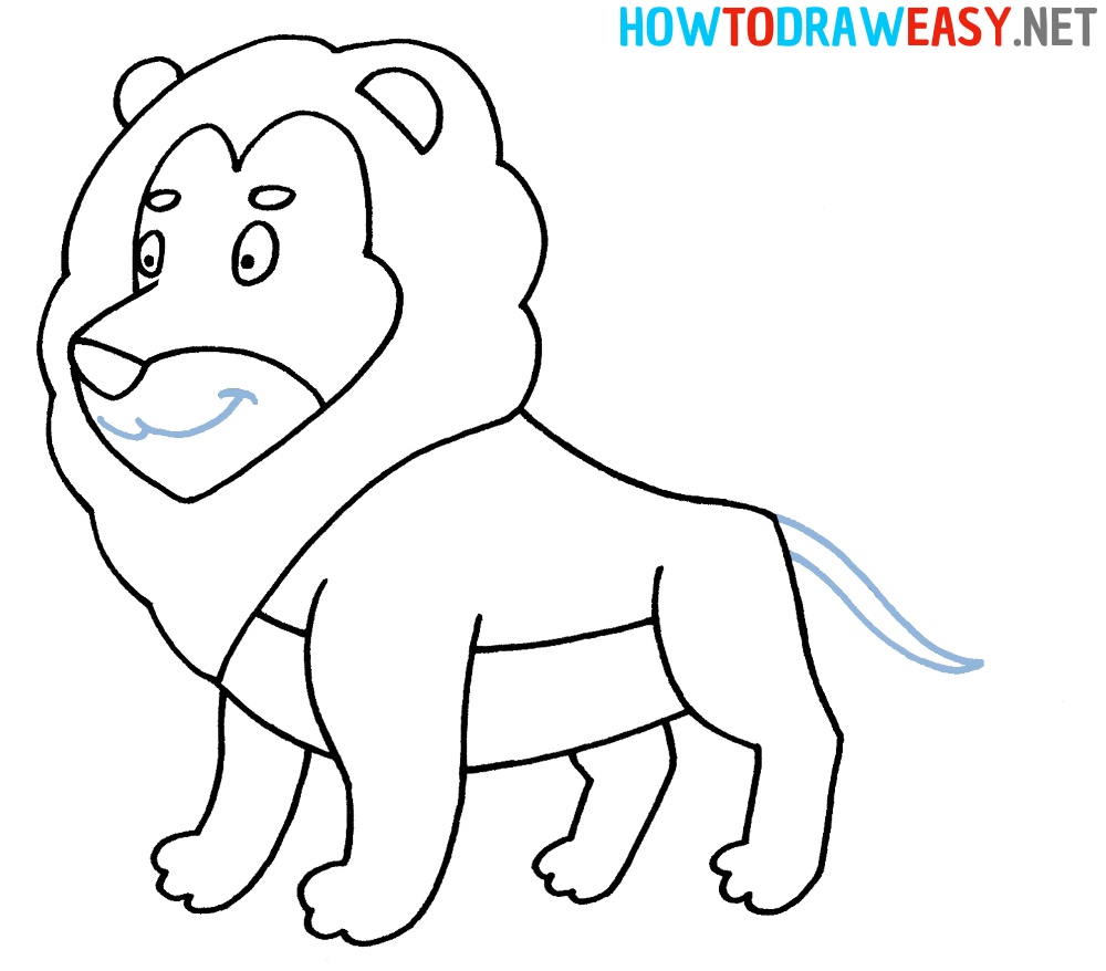 Lion Drawing Artwork