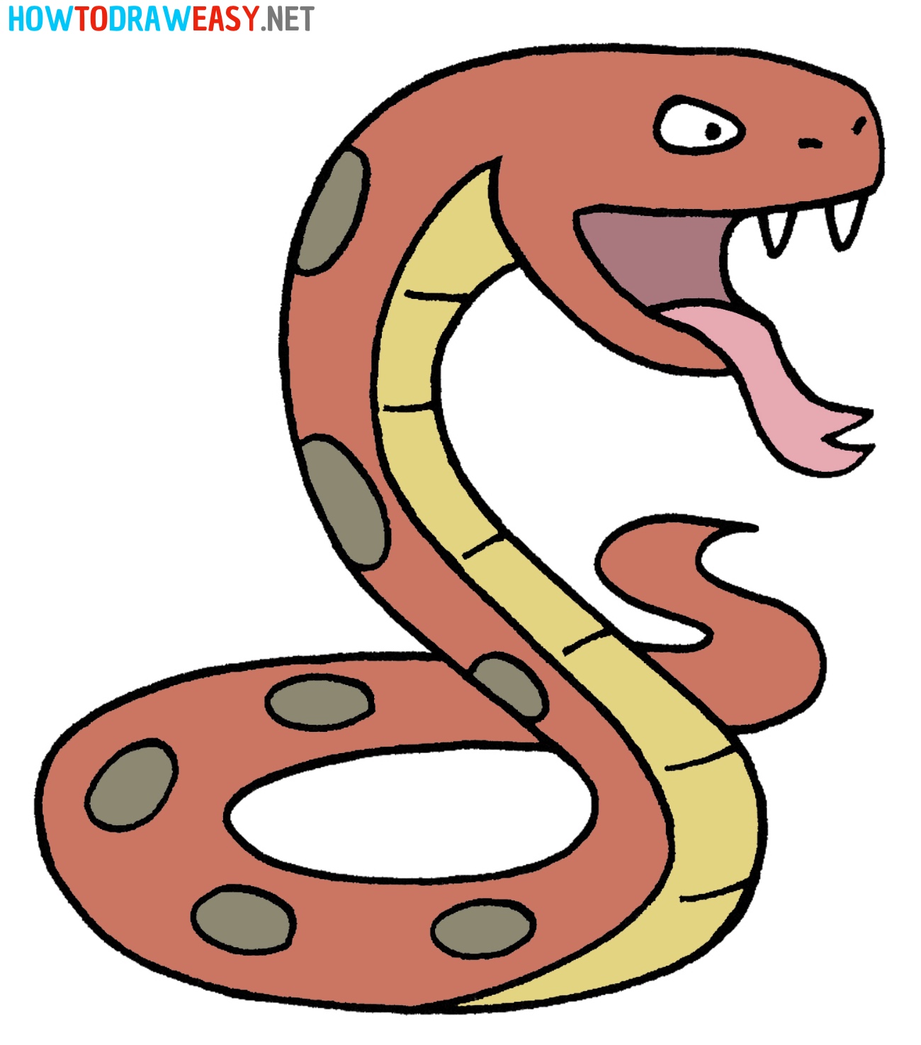 Snake How to Draw