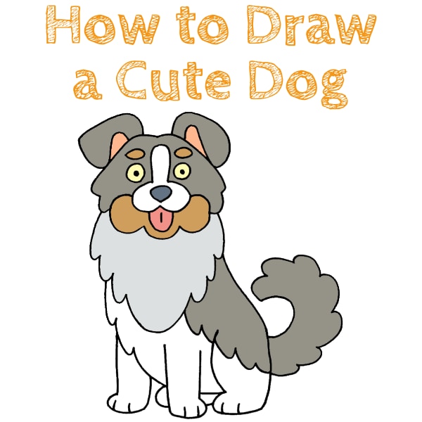 How to Draw a Cute Dog
